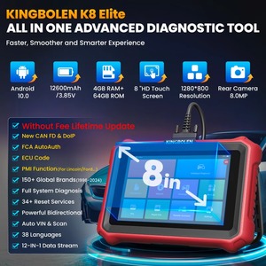 Mise à jour gratuite à vie des outils de diagnostic automobile KINGBOLEN K8 ELITE les plus récents, codage ECU, test bidirectionnel, scanner CAN FD DOIP - Product Image 2