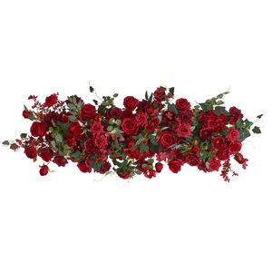 All'ingrosso decorazione artificiale di plastica colorata di seta palla di rosa che bacia palla fiore centrotavola di nozze palline di fiori artificiali - Product Image 6