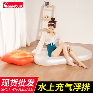 ห่วงยางเป่าลมรูปเปลวไฟโรแมนติก Samebust ของเล่นน้ำ PVC สำหรับใช้งานกลางแจ้ง เหมาะสำหรับทุกเพศ - Product Image 5