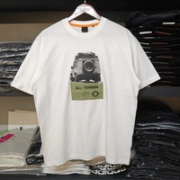 Camiseta de Hombre 2026, Talla Europea, Estilo Retro, Elástica, Suave y Cómoda, Cuello Redondo Clásico, Tejido de Algodón Premium