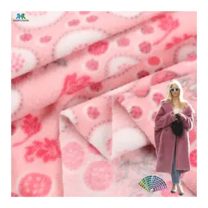 Manufacturer knitted 100%polyester Baby Print 3D Carving Flannel Fleece Polar Fleece For Children Pajamas / Slippers / Quilt