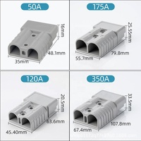 Connecteur de câblage de treuil à connexion/déconnexion rapide pour câble de batterie 120A, calibre 2-6