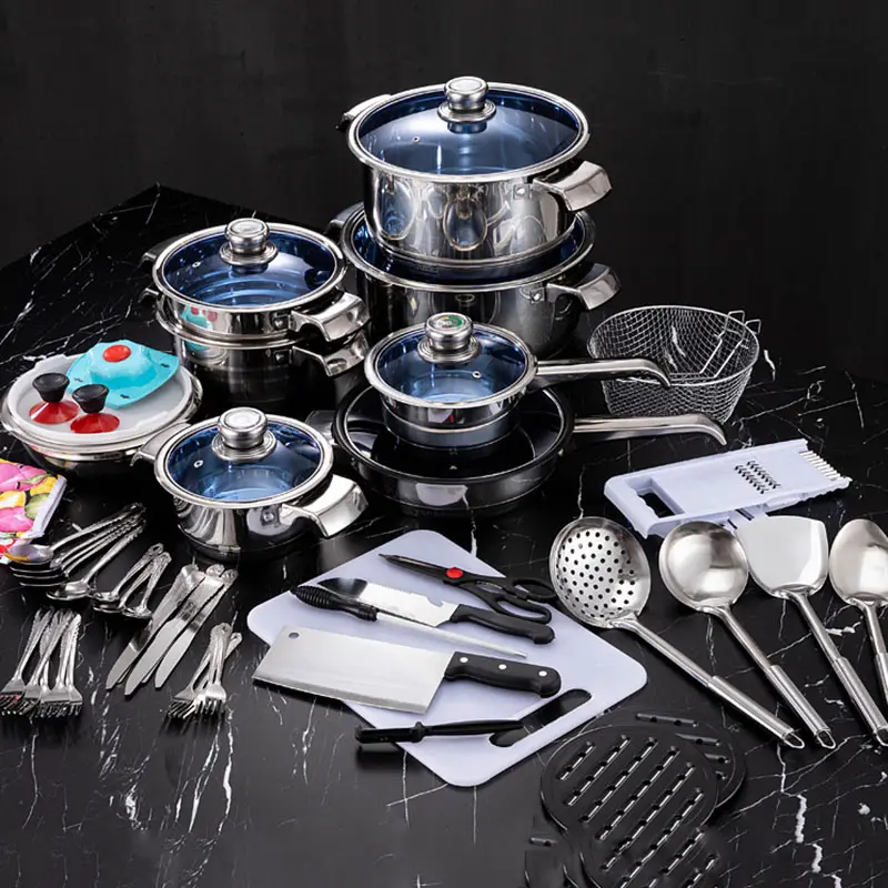 stainless steel cookware set