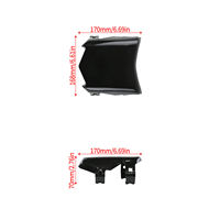 Échantillon Gratuit Plaque Moto Brillante en PVC Plaque d'Immatriculation Avant Noire Accessoires Moto Compatible avec Surron Light Bee