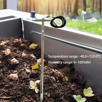 Capteur de température pour compost, résistant à la corrosion et à la rouille, avec GPRS, 4G, Wifi, Lora, LoRaWAN, RS485 et trous respirants étanches
