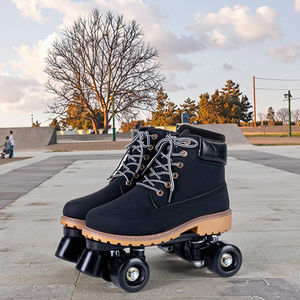 Seemore Luncur Roda Pu Materiaal Verhuur Skate <span class=keywords><strong>Roller</strong></span> Patines Franse Mar-Tin Boots Maatwerk 4-Wheel Quad <span class=keywords><strong>Roller</strong></span> Schoenen - Product Image 1