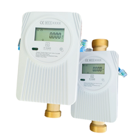 Compteur d'eau ultrasonique NB-IoT LoRaWAN DN15 DN20 DN25 Corps en laiton IP68 Écran LCD numérique Sans pièces mobiles Lecture à distance TFHT OEM Intelligent