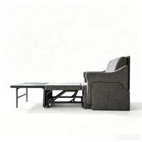 Modernes Drei-in-Eins Schlafsofa mit Schreibtisch und Faltbarem Stauraum Perfekte Kombination für Apartments & Hotels