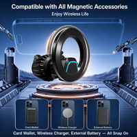 Support magnétique de téléphone pour voiture, fixation sur grille d'aération, N52, rotation 360°, flexible, antivol, anti-poussière, directement de l'usine, OEM ODM