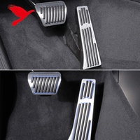 Accessoires d'intérieur de voiture pour BMW X3 G45 2025 Couvre-pédale d'accélérateur en alliage d'aluminium