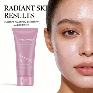 Cosméticos Hidratantes con Ácido Hialurónico y Colágeno - Mascarilla Hidratante Fresca y Mate - Product Image 1