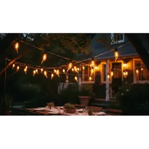 Pack de 6 ampoules LED effet flamme 4W 2700K, éclairage vintage - Product Image 5