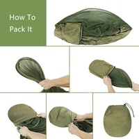 250*120cm Personnalisé Confortable Facile Hanging Coloré Parachute En Nylon Extérieure Lits tente Camping Moustiquaire Hamac