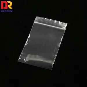 Customized plastic LDPE material 2mil LDPE transparent ziplock baggies 3x4 inches