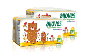 Pañal de bebé barato desechable de calidad OEM, superficie transpirable superabsorbente, todos los tamaños, tela no tejida impresa en blanco ADL - Product Image 3