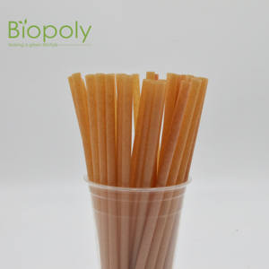 Biopoly-pajitas desechables de plástico PLA Biodegradable, pajitas de bagazo de caña de azúcar, <span class=keywords><strong>Pajillas</strong></span> Con Forro - Product Image 5