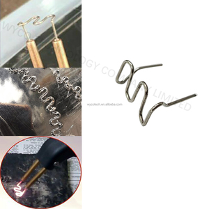 Paquete <span class=keywords><strong>de</strong></span> 100 grapas calientes <span class=keywords><strong>de</strong></span> 0.8 mm <span class=keywords><strong>en</strong></span> bolsa para reparación <span class=keywords><strong>de</strong></span> plástico, para máquina <span class=keywords><strong>de</strong></span> soldar parachoques <span class=keywords><strong>de</strong></span> coche, suministros <span class=keywords><strong>de</strong></span> <span class=keywords><strong>soldadura</strong></span> <span class=keywords><strong>de</strong></span> alambre - Product Image 3