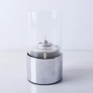 Hurricane Glass Oil Lamp