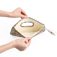 Porte-lingette personnalisé pour bébé Distributeur portable de lingettes Sac de rangement pour poussettes Conteneur Double couche Étui de transport de voyage pour lingettes