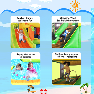 Kids <b>Inflatable</b> Moonwalk Water Jumper Bouncer Castle Jumping <b>House</b> Party NB-93010 <b>House</b> Kids <b>Inflatable</b> Moonwalk Water Ju - Product Image 4