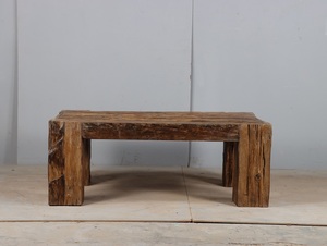 Mesa de Centro de Madera Moderna, Duradera, Portátil y Minimalista, Mesa de Madera Maciza para Sala de Estar, Oficina, Sala de Espera, Hogar - Product Image 3