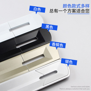 Plastic Cable Management Cover Rectangular Desk Organizer Indoor Office Use One Piece Molding - Product Image 4