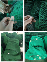 Filet de pêche de haute qualité en nylon multifilament, filet en polyester, filet d'élevage de poissons, fabriqué en usine