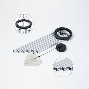 Campanas de Viento Conmemorativas Artificiales al por Mayor, de Aleación de Aluminio, para Decoración de Jardín y Hogar, Campana de Viento Grande - Product Image 3