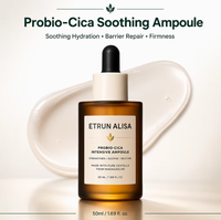 ETRUN ALISA Marque privée Probio-Cica Barrière intensive réparatrice Ampoule apaisante procurant hydratation et fermeté