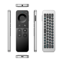 Control Remoto T1 2.4G Inalámbrico con Voz, Mini Teclado Air Mouse, Receptor USB para PC, TV Box y Proyector