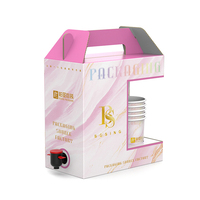 Boîte à café personnalisée AT PACK 1L 3L 5L 96OZ, conteneur de voyage pour café, distributeur à emporter avec poignée, boîte à café en papier
