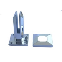 EKOO Garde-corps en verre sans cadre à montage sur pont en acier inoxydable résistant à la rouille, conception moderne, goujon pour verre de 12 mm pour villa et piscine