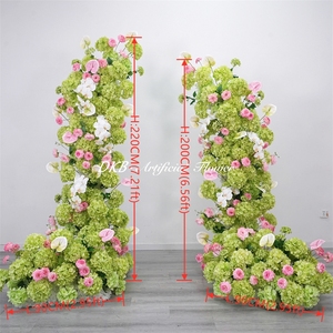 Arco de Flores Artificiales Elegante, Decoración de Fondo para Bodas, Fiestas, Eventos y Ceremonias - Product Image 2