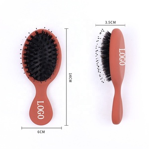 <span class=keywords><strong>Brosse</strong></span> à cheveux <span class=keywords><strong>en</strong></span> nylon naturel écologique à poils <span class=keywords><strong>de</strong></span> <span class=keywords><strong>sanglier</strong></span>, logo personnalisé, best-seller, <span class=keywords><strong>brosse</strong></span> pour le cuir chevelier, utilisation à domicile, salon <span class=keywords><strong>de</strong></span> coiffure, barbier - Product Image 3
