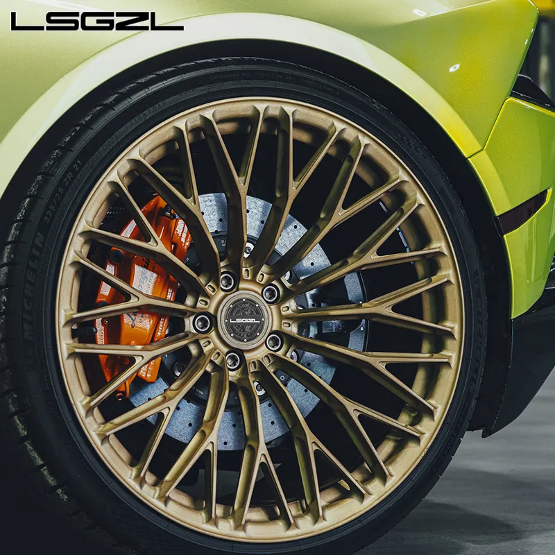 LSGZL custom forged alloy wheel15-24 26 inch wheel foeged aluminium 5x114.3 5x130 6x139.7 wheels inch Carbon fiber wheel rims