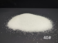 Alumine blanche fondue conforme à la norme FEPA WA F40 99,0 % Al2O3 Abrasif pour ponçage et meulage industriels
