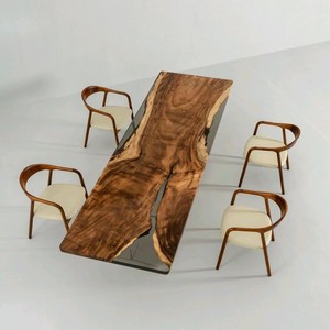 Rõ ràng nhựa Epoxy bảng hội nghị hàng đầu biển bãi biển loạt với DIY decors bên trong nhựa bảng - Product Image 1