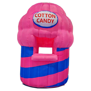 Carpa Inflable Personalizada Tipo Oxford para Algodón <span class=keywords><strong>de</strong></span> Azúcar, Puesto <span class=keywords><strong>de</strong></span> Comida Móvil con Ventilador Integrado - Product Image 1