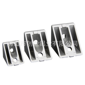 Aluminum Profile 45 Degree Corner Bracket 6000 Series Connectors For Industrial Applications - Product Image 3