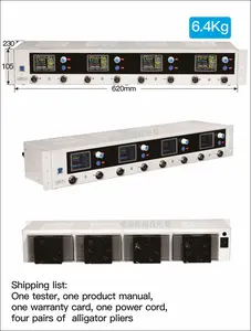 Laboratory 4 Channel Aging Load Capacity Meter Tester Lithium Iron Phosphate All Types Battery For Charge Discharge Cycle Tester