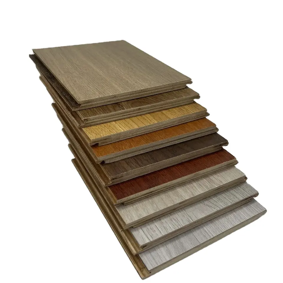 Textura De Madeira Impermeável Engineered Hardwood Flooring Mgo Plank Tile Click Lock No Pvc Wood Floor