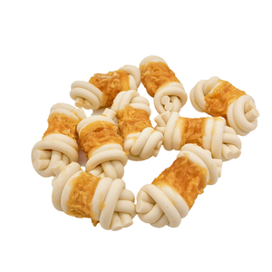 Friandises pour chiens enveloppées de poulet, bâtonnets de viande séchée sans peau de bœuf, facilement digestibles, longue durée, satisfont l'envie de mâcher du chien - Product Image 1