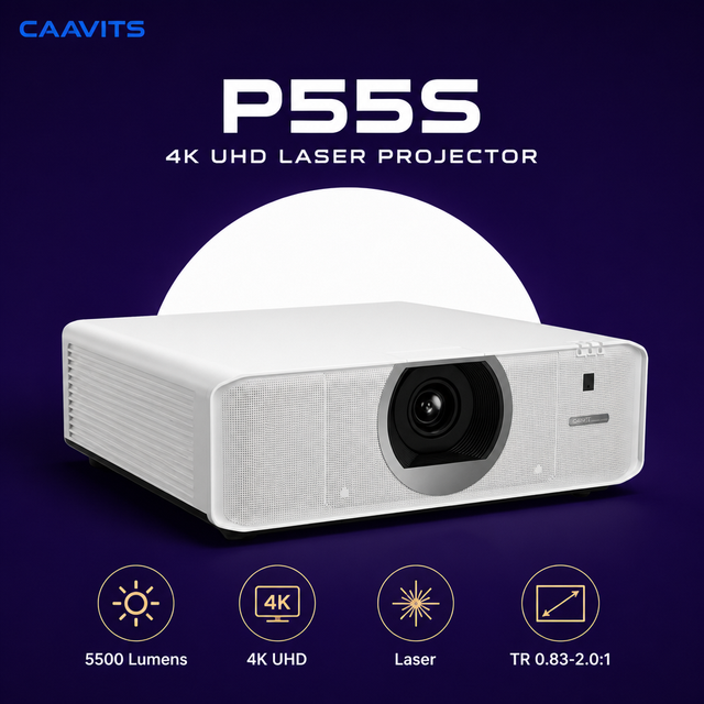 Hisense 4K DLP Laser Video Projector 5500 Lumens For Commercial Gaming Room Interactive Exhibition