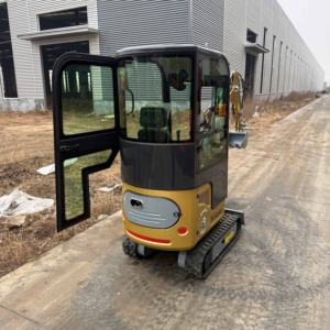 Мини-экскаватор с нулевым выносом задней части (1 тонна) — сертифицирован CE и EPA, бесплатная доставка, прямые продажи с завода, подходит для садов и фруктовых садов - Product Image 3