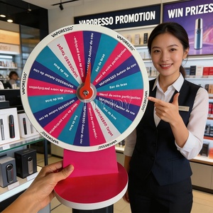 Roue de la Fortune Électrique LED Personnalisée pour Jeu de Loterie, Récompenses Aléatoires et Divertissement - Product Image 4