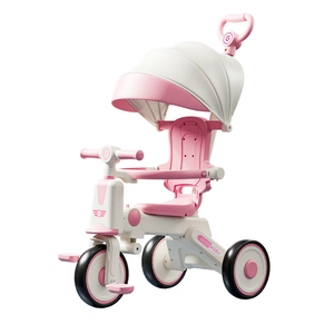 Xe ba bánh trẻ em, xe đạp cho trẻ từ 1-3 đến 5 tuổi, xe đạp trẻ em có thể đẩy, đi, dắt, xe đạp trượt cho trẻ em - Product Image 3