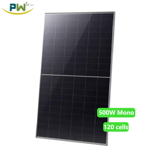 Sistema Completo de Energía Solar para el Hogar, Paneles Solares BIPV PERC de 500W con 23.17% de Eficiencia, Precio al por Mayor PW500Wp-120M Solar Para Una - Product Image 2