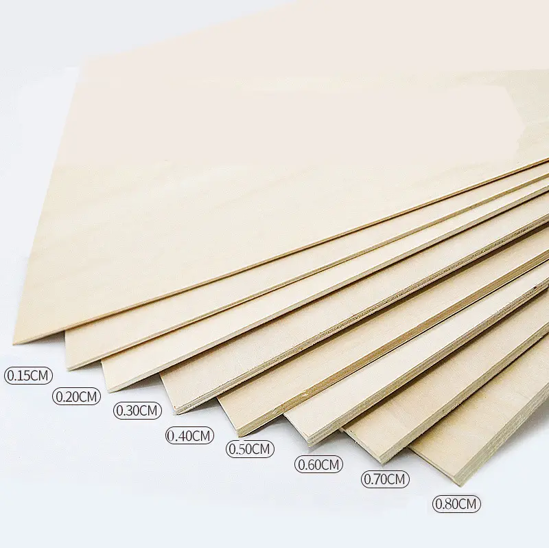 Custom Plywood 920mm Laser wood Cut wood card Unfinished Basswood Plywood DIY Painting Stained Basswood Boards Basswood Plywood