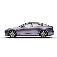 KING MARTIN Film de protection de peinture sans DMF, autocollants pour carrosserie automobile, adapté aux voitures, couleur rose Jedi métallique liquide, TPU, PPF