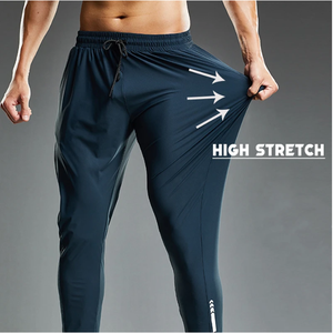 <span class=keywords><strong>Pantalon</strong></span> en soie glacée pour homme, fin et léger, coupe <span class=keywords><strong>d</strong></span>écontractée, style sport, pour l'<span class=keywords><strong>été</strong></span>, avec bas <span class=keywords><strong>de</strong></span> <span class=keywords><strong>pantalon</strong></span> ajusté, idéal pour le <span class=keywords><strong>travail</strong></span> ou les loisirs - Product Image 3